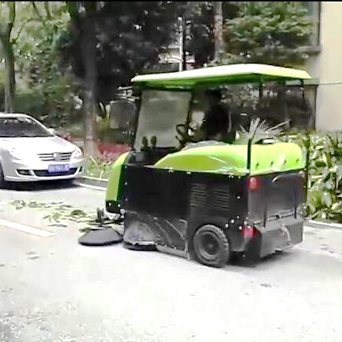 南宁小区道路清扫用电动扫地车T9