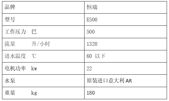 南宁500公斤高压清洗机